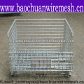 Folding Wire Metal Steel Stillage Basket Wire Storage Cage